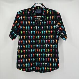 Sec 119 Mens Beatles Help Shirt‎ Size L Graphic Rock and Roll Novelty Music